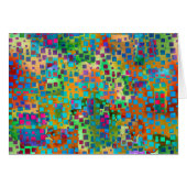 Colorful Abstract Digital Art with Squares (Front Horizontal)