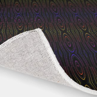 Colorful Abstract Distressed Circles Pattern