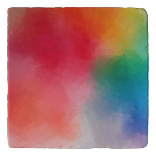 Colorful Abstract Elegant Custom Blank Template Trivet