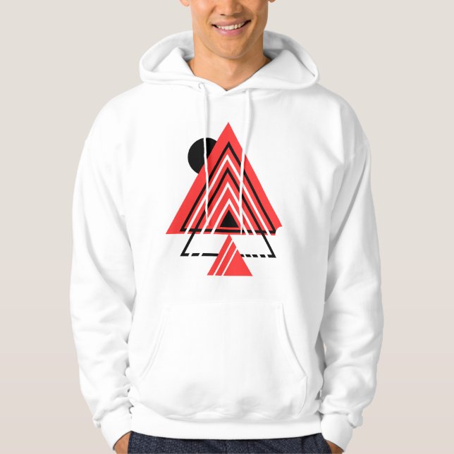 Colorful Abstract Elements Shirt, modern hoodie (Front)