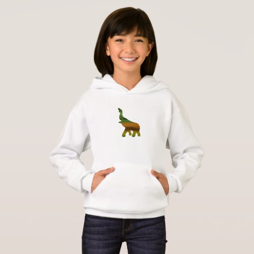 colorful abstract elephant hoodie