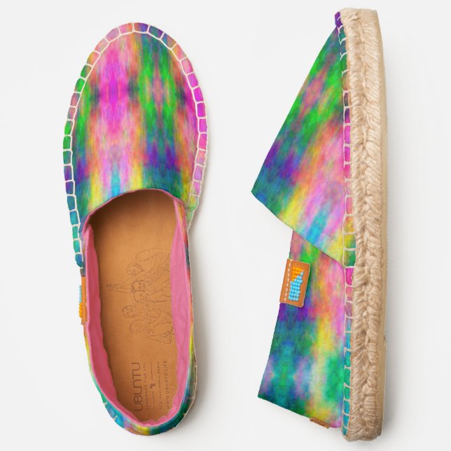 Colorful Abstract Espadrilles (Side)
