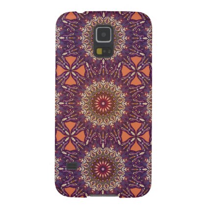 Colorful abstract ethnic floral mandala pattern case for galaxy s5