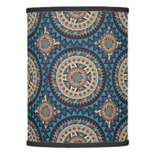 Colorful abstract ethnic floral mandala pattern de lamp shade