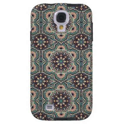 Colorful abstract ethnic floral mandala pattern galaxy s4 case