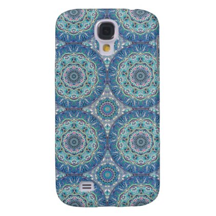 Colorful abstract ethnic floral mandala pattern galaxy s4 case