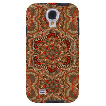 Colorful abstract ethnic floral mandala pattern galaxy s4 case