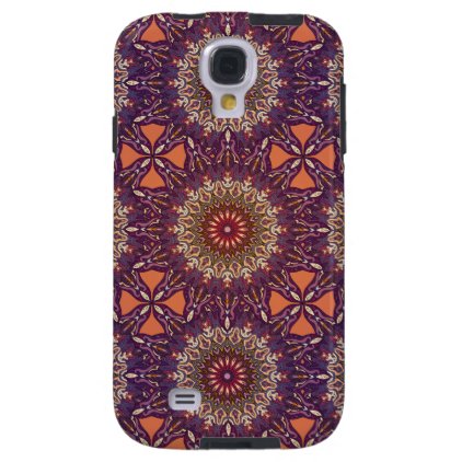 Colorful abstract ethnic floral mandala pattern galaxy s4 case