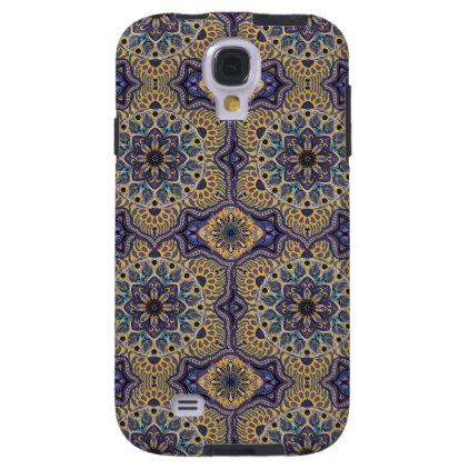 Colorful abstract ethnic floral mandala pattern galaxy s4 case