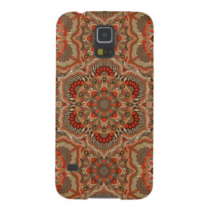 Colorful abstract ethnic floral mandala pattern galaxy s5 case