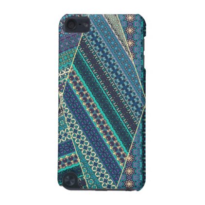 Colorful abstract ethnic floral mandala pattern iPod touch (5th generation) cover