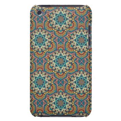 Colorful abstract ethnic floral mandala pattern iPod touch cover