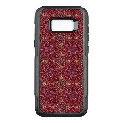 Colorful abstract ethnic floral mandala pattern OtterBox commuter samsung galaxy s8+ case