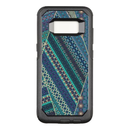 Colorful abstract ethnic floral mandala pattern OtterBox commuter samsung galaxy s8 case
