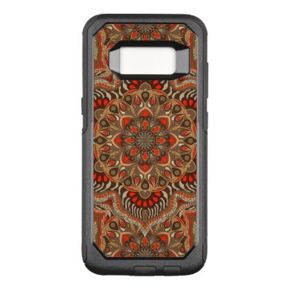 Colorful abstract ethnic floral mandala pattern OtterBox commuter samsung galaxy s8 case