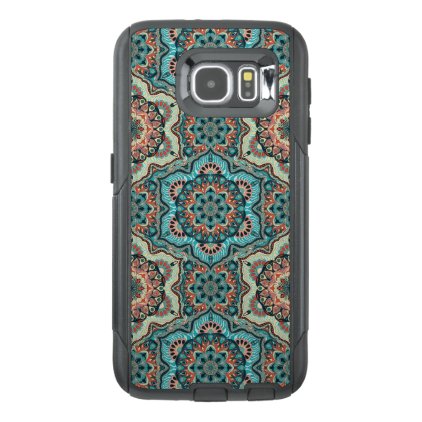Colorful abstract ethnic floral mandala pattern OtterBox samsung galaxy s6 case