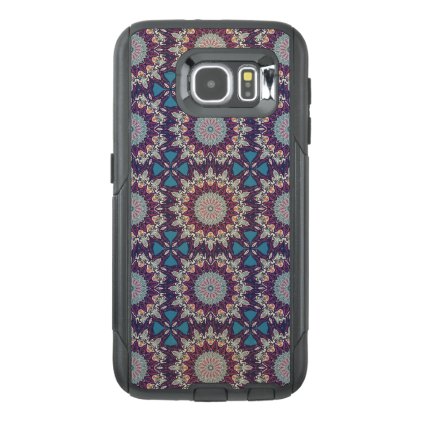 Colorful abstract ethnic floral mandala pattern OtterBox samsung galaxy s6 case