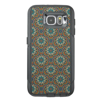 Colorful abstract ethnic floral mandala pattern OtterBox samsung galaxy s6 case