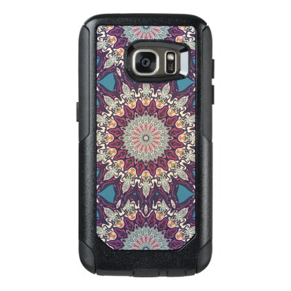 Colorful abstract ethnic floral mandala pattern OtterBox samsung galaxy s7 case