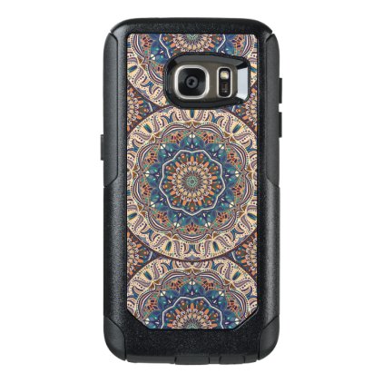 Colorful abstract ethnic floral mandala pattern OtterBox samsung galaxy s7 case