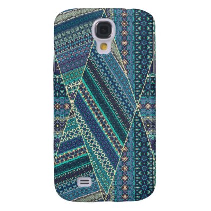 Colorful abstract ethnic floral mandala pattern samsung s4 case