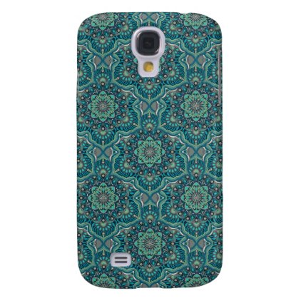 Colorful abstract ethnic floral mandala pattern samsung s4 case