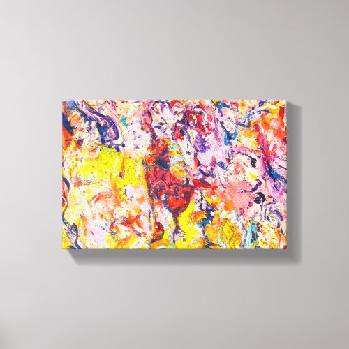 Colorful Abstract Expressionism Painting Canvas Pr