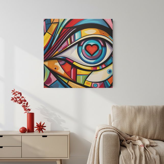 Colorful Abstract Eye Wall Art Print (Creator Uploaded)