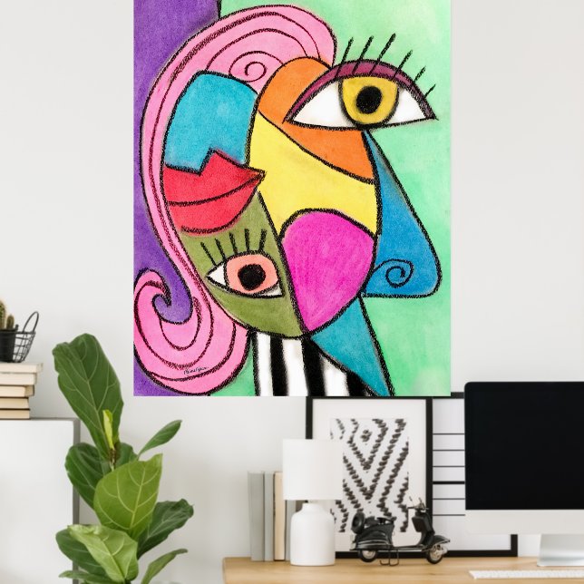 THE POSTER CLUB ポスター ABSTRACT Cubism 北欧モダン雑貨のオンライン通販｜nest のTHE POSTER CLUB