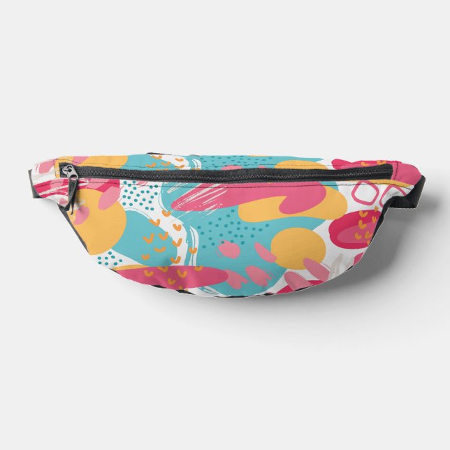 Colorful Abstract Fanny Pack (Lay Down)