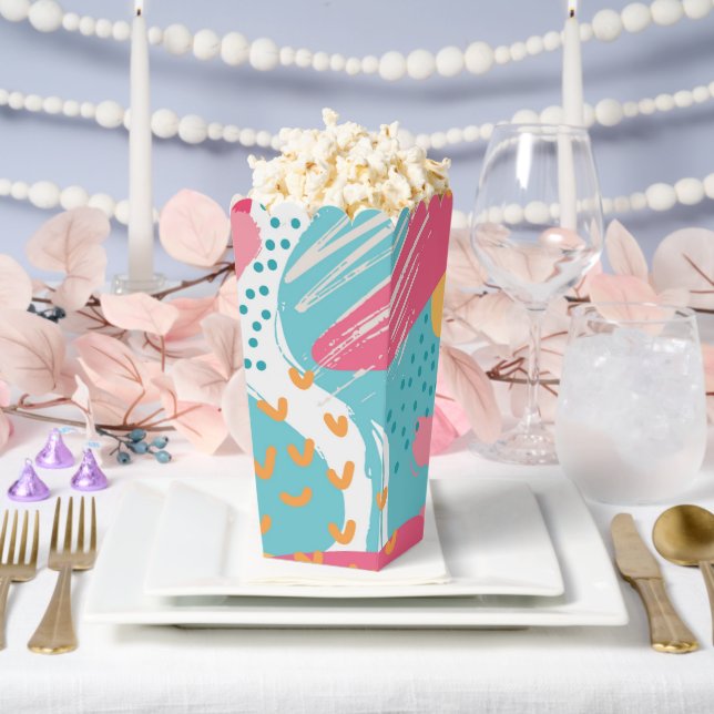 Colorful Abstract Favor Boxes (Wedding)