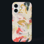 Colorful Abstract Floral Art Your Name iPhone 16 Case<br><div class="desc">Protect your phone with this unique colorful art case. This design features abstract art hand-painted by me. You can personalize the text with your name. ©2023 Eun Mi Kim</div>