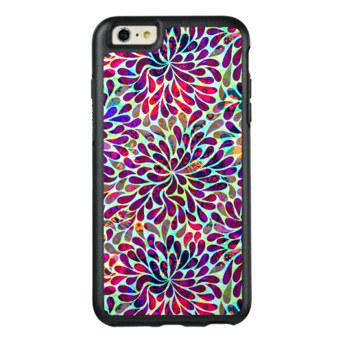Colorful Abstract Floral Design OtterBox iPhone 66s Plus Case