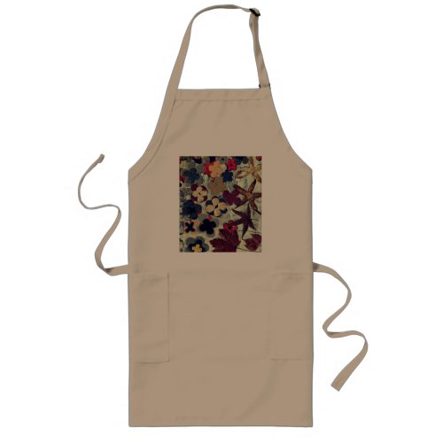 Colorful Abstract Floral Kitchen Apron