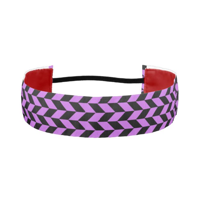 Colorful Abstract Floral Pattern Athletic Headband (Front)