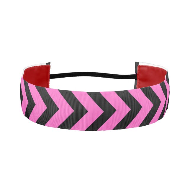 Colorful Abstract Floral Pattern Athletic Headband (Front)