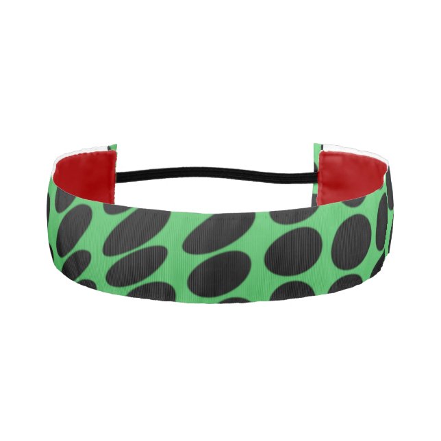 Colorful Abstract Floral Pattern Athletic Headband (Front)