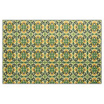 Colorful Abstract Floral Pattern Fabric