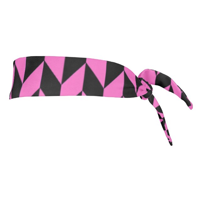 Colorful Abstract Floral Pattern Tie Headband (Rotate 90)