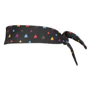 Colorful Abstract Floral Pattern Tie Headband