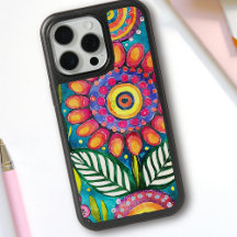 Colorful Abstract Flower Fiesta Artsy Phone Cover