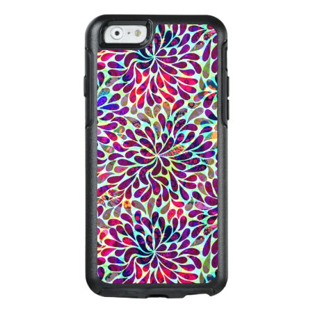 Colorful Abstract Flowers Seamless Pattern Otterbox Iphone 6/6s Case