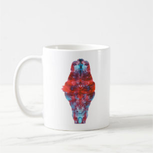 Colorful Abstract Folding Paint Symmetry by Kareem Coffee Mug