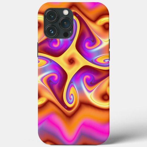 Colorful Abstract Fractal iPhone 13 Pro Max Case