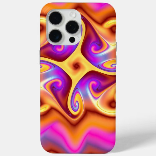 Colorful Abstract Fractal iPhone 15 Pro Max Case