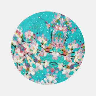 Colorful Abstract Geometric Background Pattern Rug