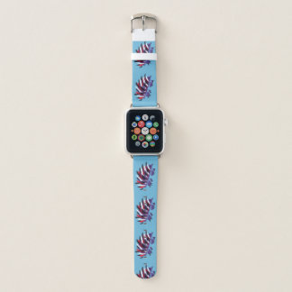 Colorful Abstract Geometric Cute Hedgehog Apple Watch Band