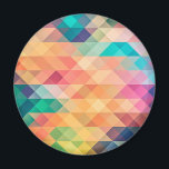 Colorful Abstract Geometric Pattern Magnet<br><div class="desc">Colorful Abstract Geometric Pattern


Colorful Modern Geometric Design. 
Elegant modern triangles and geometric shapes over customizable.</div>