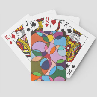 Colorful Abstract Geometric Playing Cards