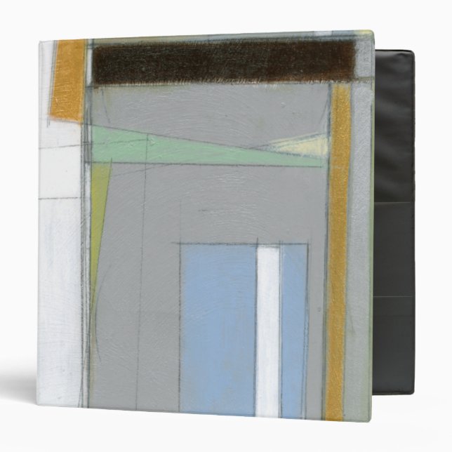 Colorful Abstract Geometric Shapes Binder (Front/Inside)